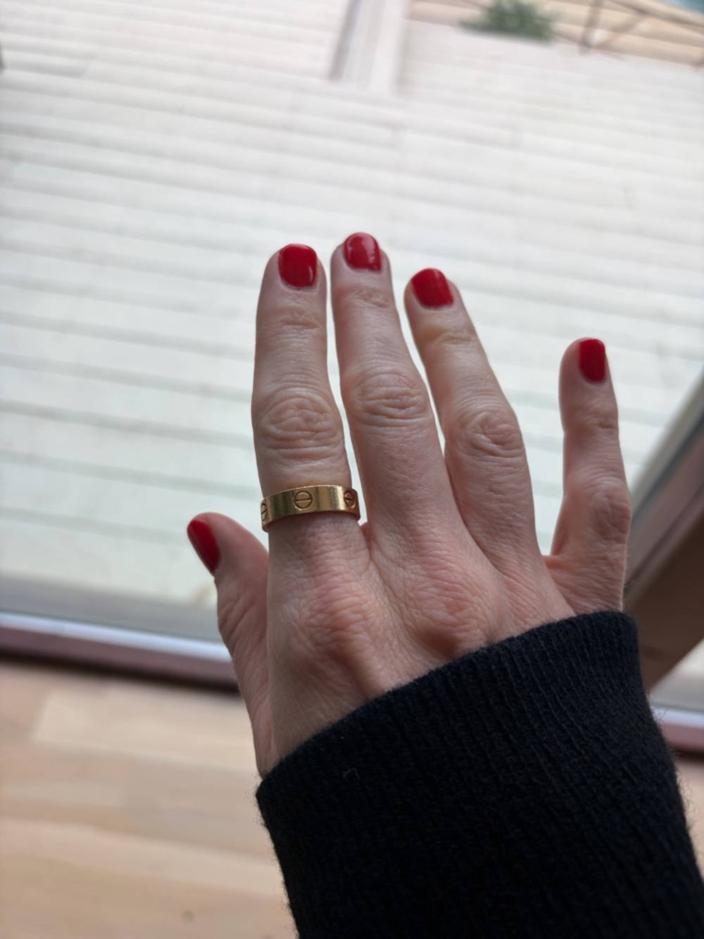 Cartier Yellow Gold love classic Band ring 59 - Picture 16 of 16